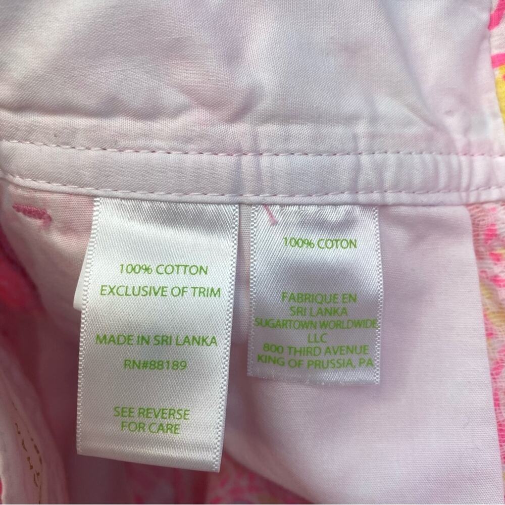 Lilly Pulitzer Callahan Jacquard Shorts Size 0 More Kinks In‎ The Keys Pink Pout - Picture 5 of 10